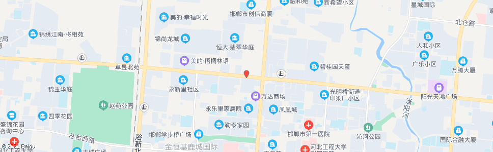 邯郸汉光家属院_公交站地图_邯郸公交_妙搜公交查询2024