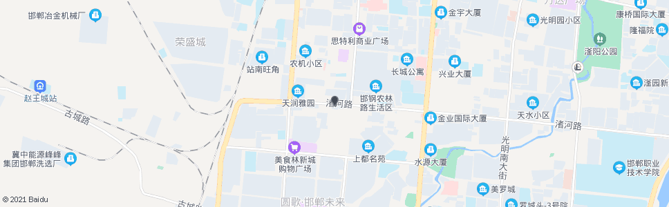 邯郸渚河路邯山街口_公交站地图_邯郸公交_妙搜公交查询2025