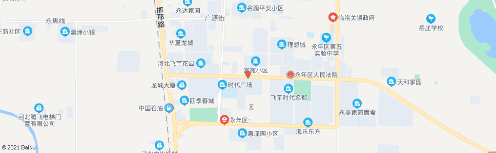 邯郸中心医院永年分院永美电厂_公交站地图_邯郸公交_妙搜公交查询2024