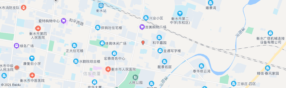 衡水和平路榕花大街口_公交站地图_衡水公交_妙搜公交查询2024