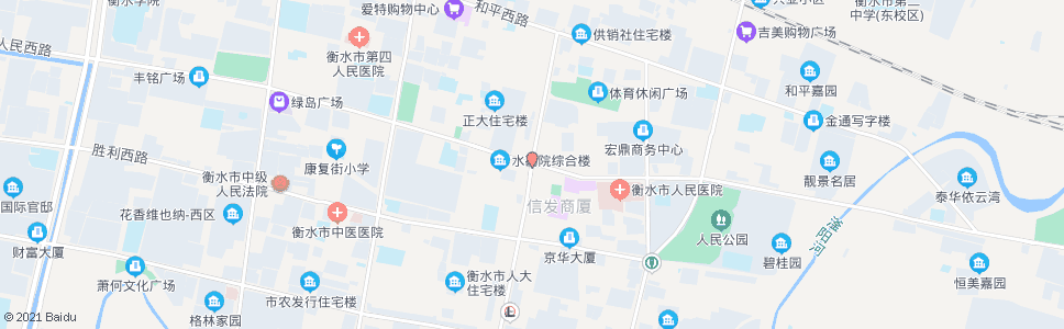 衡水中心街人民路口_公交站地图_衡水公交_妙搜公交查询2024