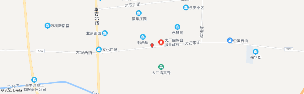 廊坊西大街路口西_公交站地图_廊坊公交_妙搜公交查询2024