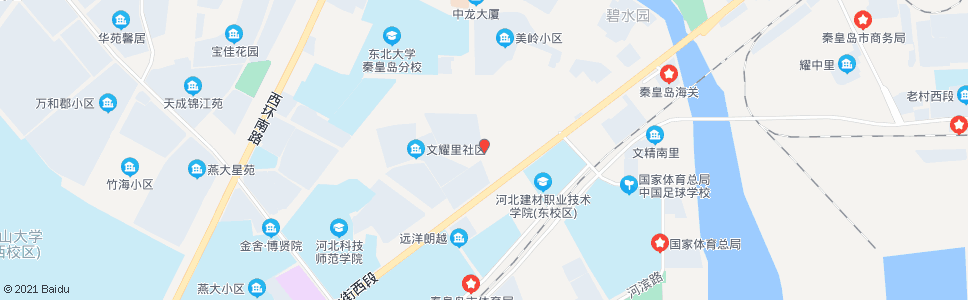 秦皇岛白塔岭市场_公交站地图_秦皇岛公交_妙搜公交查询2024