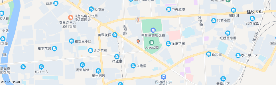 秦皇岛山桥文化宫(秦皇岛市工人医院)_公交站地图_秦皇岛公交_妙搜公交查询2024