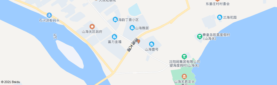 秦皇岛海盛花园酒店_公交站地图_秦皇岛公交_妙搜公交查询2024