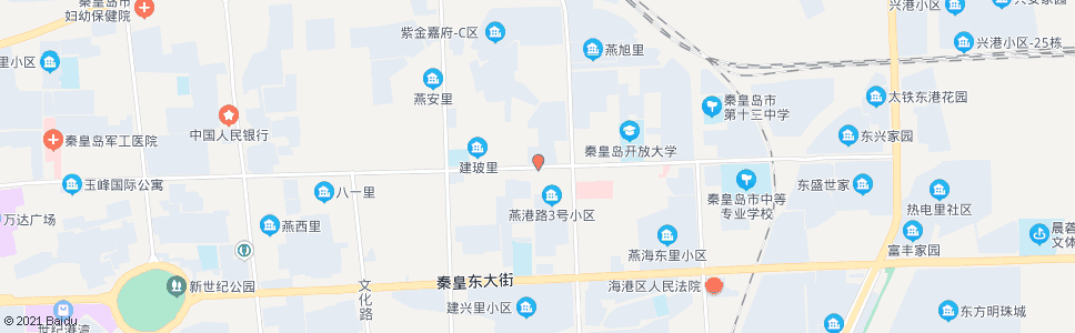 秦皇岛燕山小区_公交站地图_秦皇岛公交_妙搜公交查询2024