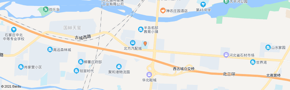 石家庄高级技校(金柳林学校)_公交站地图_石家庄公交_妙搜公交查询2024