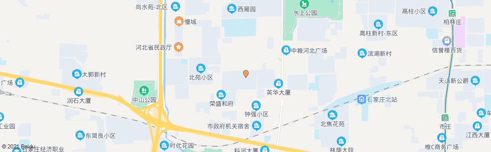 石家庄钟家庄(二手车市场)_公交站地图_石家庄公交_妙搜公交查询2025