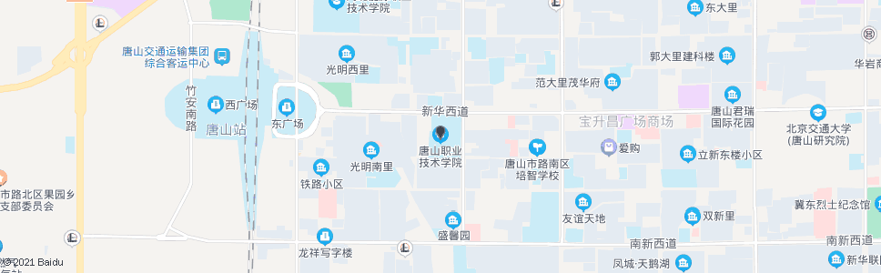 唐山职业技术学院_公交站地图_唐山公交_妙搜公交查询2024