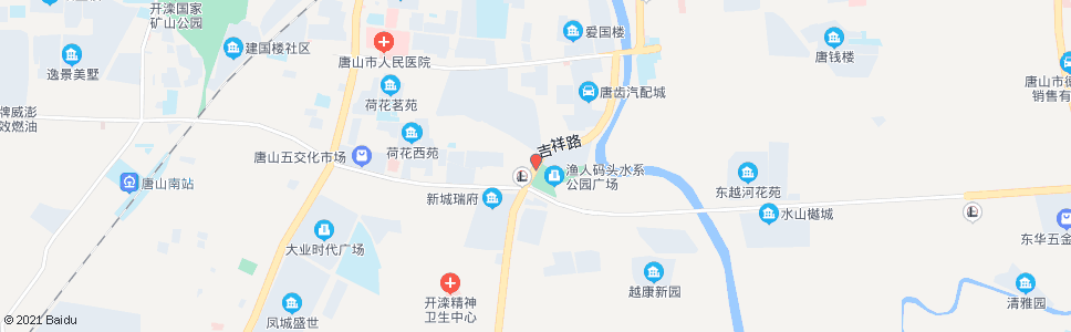 唐山荷花坑东口_公交站地图_唐山公交_妙搜公交查询2025