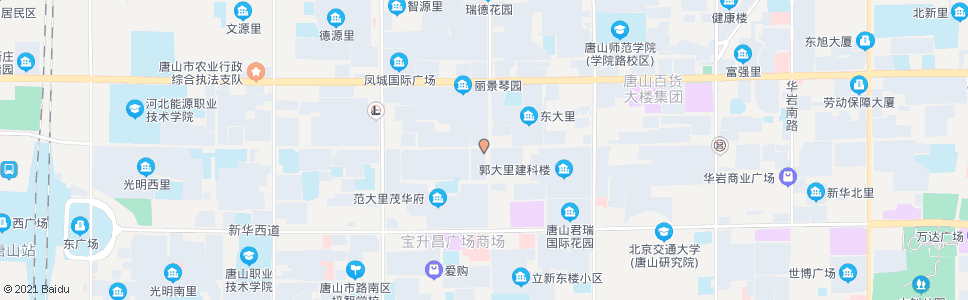 唐山京城皮肤病医院_公交站地图_唐山公交_妙搜公交查询2024