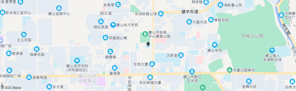 唐山体育场北门_公交站地图_唐山公交_妙搜公交查询2024