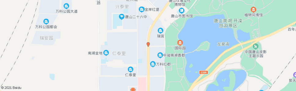 唐山学院路龙华道口_公交站地图_唐山公交_妙搜公交查询2024