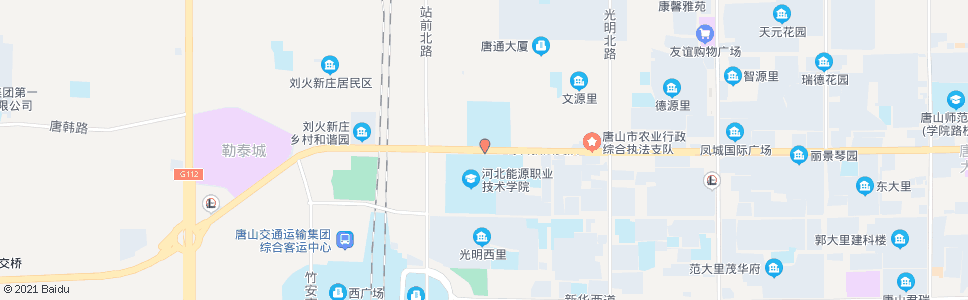 唐山河北能源学院_公交站地图_唐山公交_妙搜公交查询2024