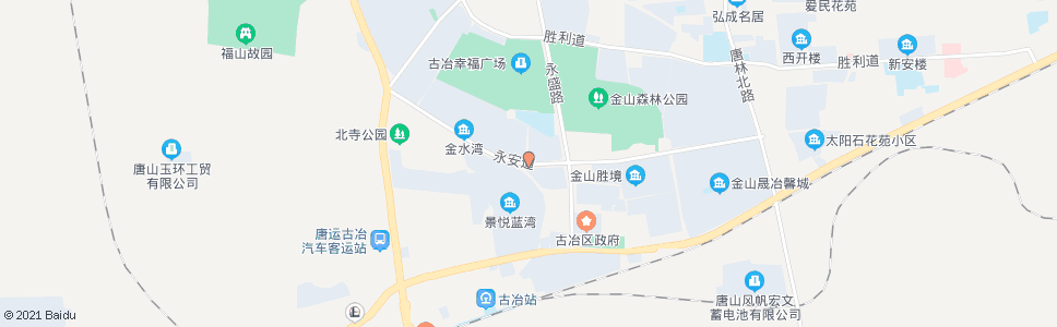 唐山永安道永盛路口_公交站地图_唐山公交_妙搜公交查询2024