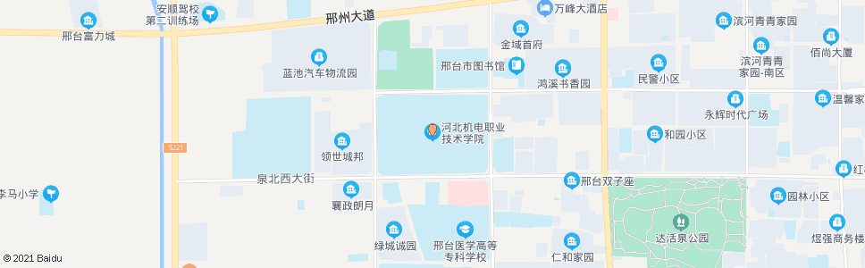 邢台机电学院西站_公交站地图_邢台公交_妙搜公交查询2025