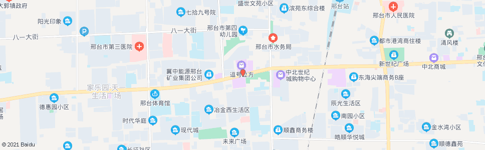 邢台家乐园大洋百货_公交站地图_邢台公交_妙搜公交查询2024