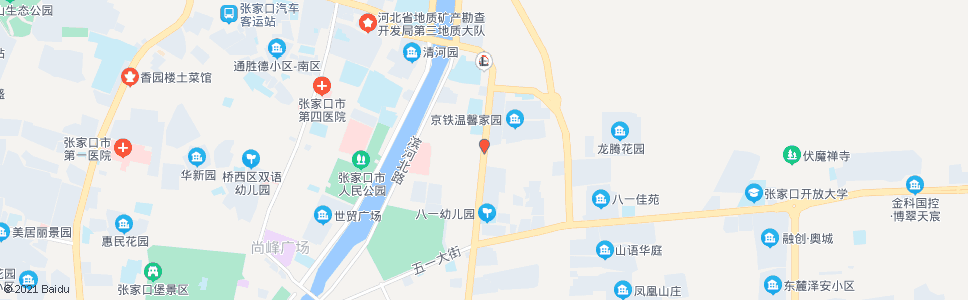 张家口建院_公交站地图_张家口公交_妙搜公交查询2024