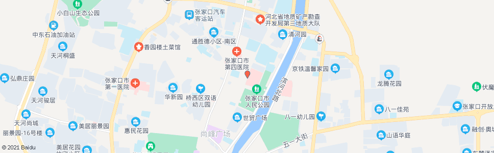 张家口附属医院_公交站地图_张家口公交_妙搜公交查询2024