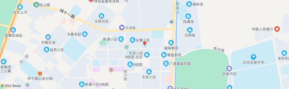 大庆庆风小学_公交站地图_大庆公交_妙搜公交查询2024