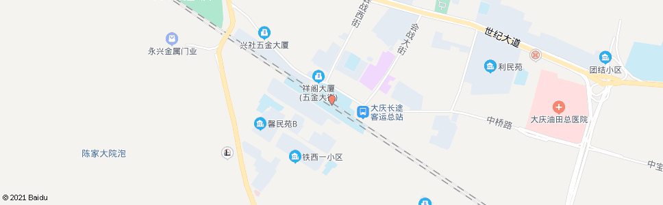 大庆市场(创汪庄)_公交站地图_大庆公交_妙搜公交查询2025