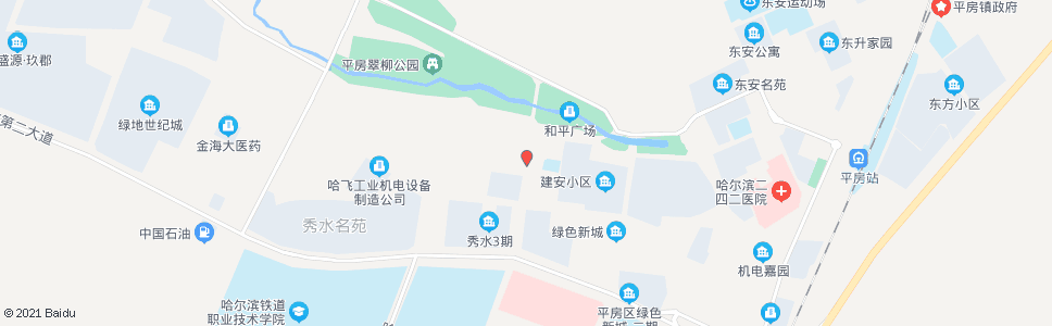 哈尔滨建安四道街_公交站地图_哈尔滨公交_妙搜公交查询2024