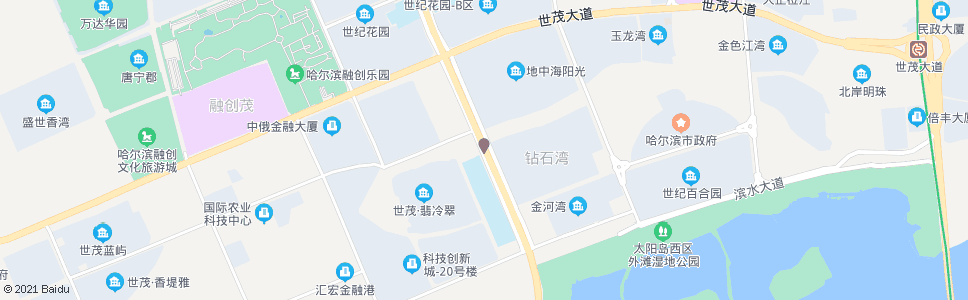 哈尔滨世博街与祥安南大街交口_公交站地图_哈尔滨公交_妙搜公交查询2025