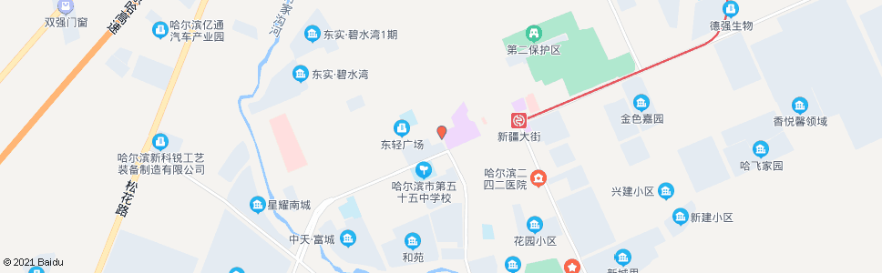 哈尔滨新友街_公交站地图_哈尔滨公交_妙搜公交查询2025