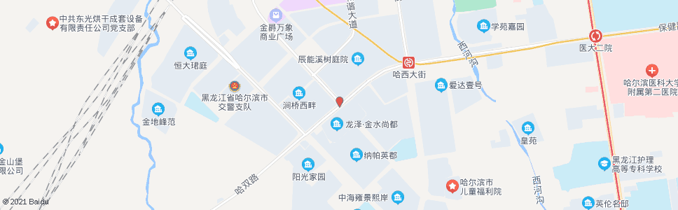 哈尔滨哈尔滨大街(复旦街路口)_公交站地图_哈尔滨公交_妙搜公交查询2025