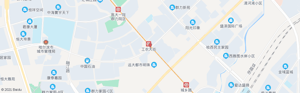 哈尔滨丽江路(工农大街口)_公交站地图_哈尔滨公交_妙搜公交查询2024