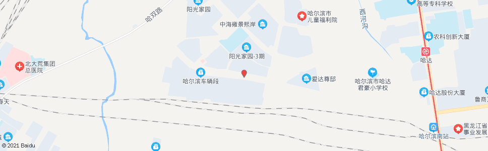 哈尔滨东湖路(伊春路路口)_公交站地图_哈尔滨公交_妙搜公交查询2024