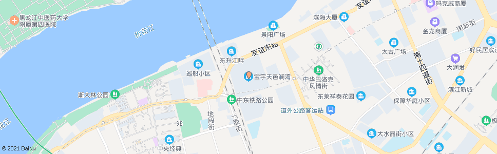 哈尔滨天邑澜湾小区_公交站地图_哈尔滨公交_妙搜公交查询2025