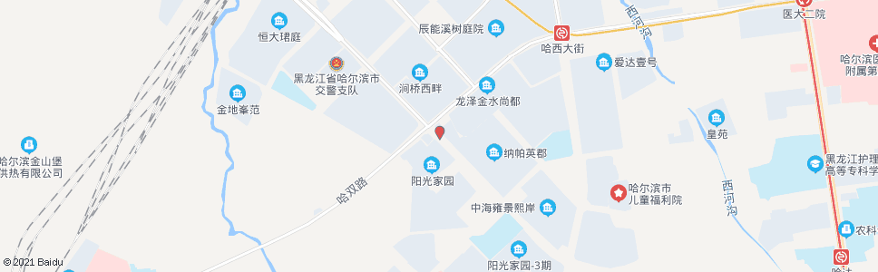 哈尔滨发展大道(复旦街路口)_公交站地图_哈尔滨公交_妙搜公交查询2024