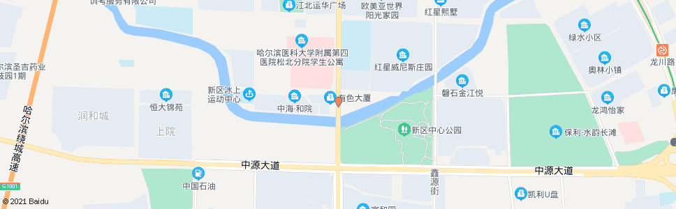 哈尔滨有色大厦_公交站地图_哈尔滨公交_妙搜公交查询2025