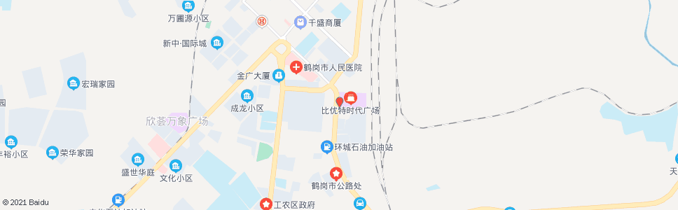 鹤岗市场_公交站地图_鹤岗公交_妙搜公交查询2024