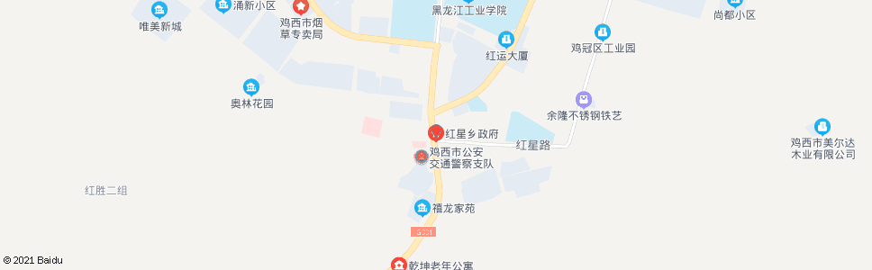 鸡西红星乡一_公交站地图_鸡西公交_妙搜公交查询2024