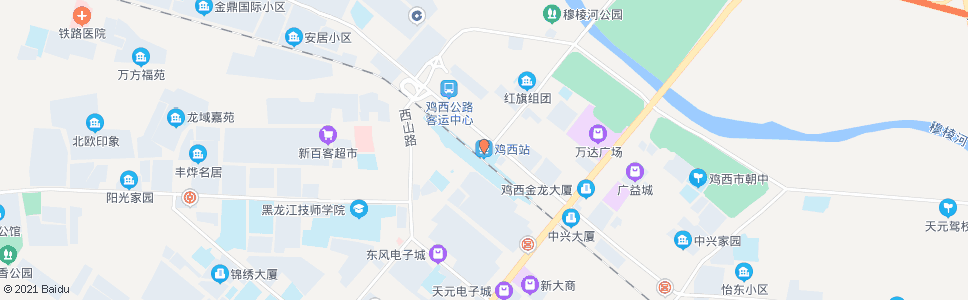 鸡西铁路道口_公交站地图_鸡西公交_妙搜公交查询2024