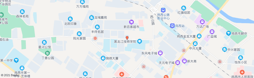 鸡西幸福小区_公交站地图_鸡西公交_妙搜公交查询2024
