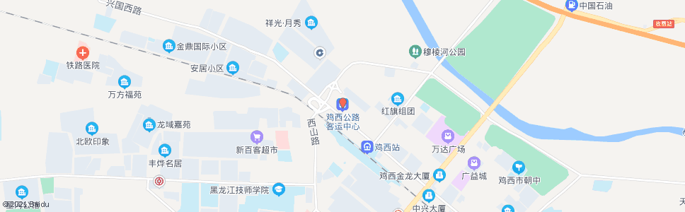 鸡西客运中心_公交站地图_鸡西公交_妙搜公交查询2024