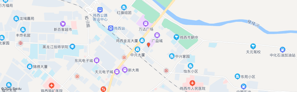 鸡西绿海广场_公交站地图_鸡西公交_妙搜公交查询2024