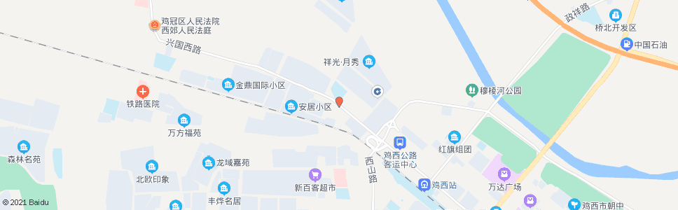 鸡西果品公司_公交站地图_鸡西公交_妙搜公交查询2024