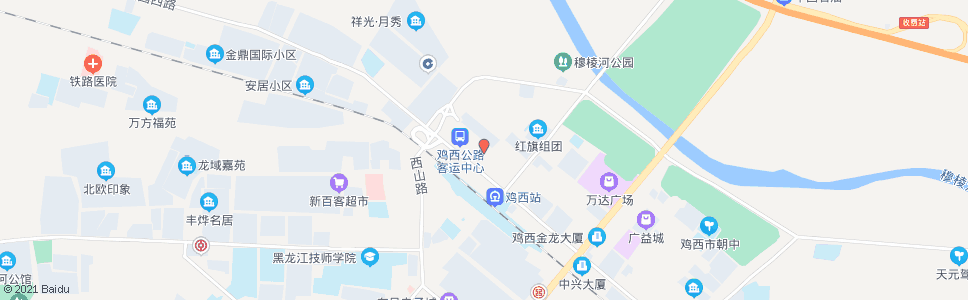 鸡西新华道口_公交站地图_鸡西公交_妙搜公交查询2024