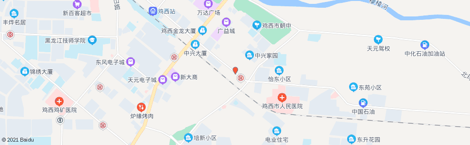 鸡西发电厂_公交站地图_鸡西公交_妙搜公交查询2024