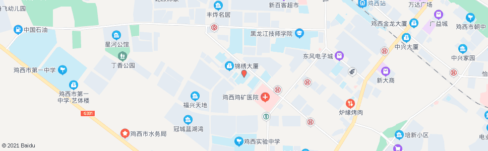 鸡西师范附小_公交站地图_鸡西公交_妙搜公交查询2024