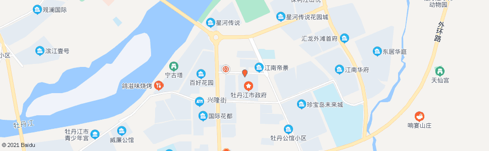 牡丹江警苑小区北门_公交站地图_牡丹江公交_妙搜公交查询2024