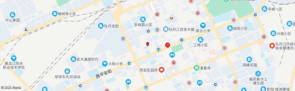 牡丹江步阳防盗门升级服务中心_公交站地图_牡丹江公交_妙搜公交查询2024