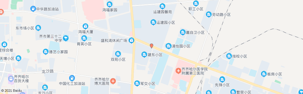 齐齐哈尔运建园_公交站地图_齐齐哈尔公交_妙搜公交查询2024