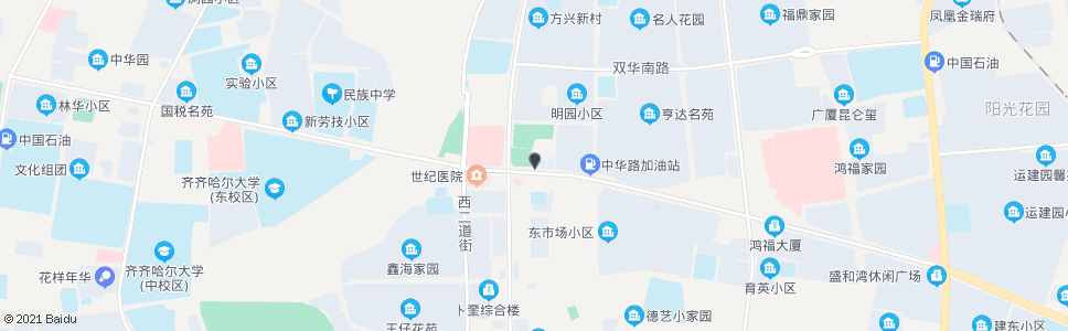 齐齐哈尔建华信用社_公交站地图_齐齐哈尔公交_妙搜公交查询2024