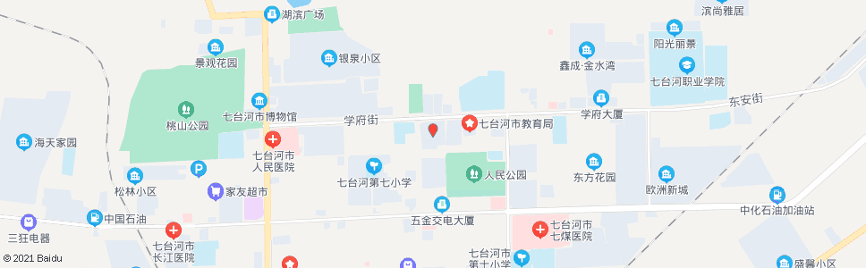 七台河学府家园_公交站地图_七台河公交_妙搜公交查询2024