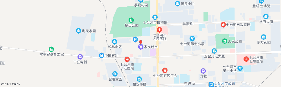 七台河利山超市_公交站地图_七台河公交_妙搜公交查询2024